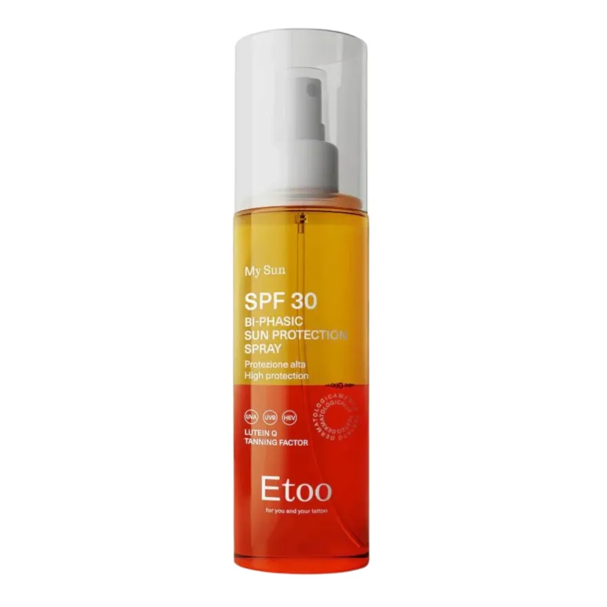 Etoo Biphasic Sun Protection Spray Spf30 Alta Protezione 200ml