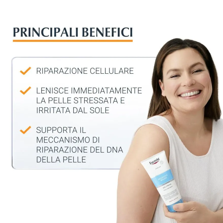 Eucerin After Sun Sensitive Relief Crema Doposole 200ml