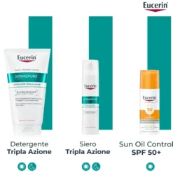 Eucerin Dermopure Clinical Detergente Tripla Azione Pelle A Tendenza Acneica 150ml
