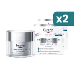 Eucerin Hyaluron Filler crema giorno antirughe bipacco 2x50ml