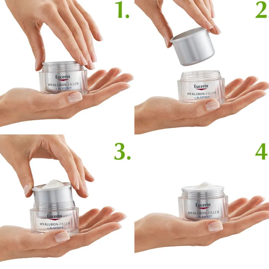Eucerin Hyaluron-filler Crema Viso Notte Antietà Ricarica 50ml