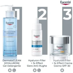 Eucerin Hyaluron-filler + 3x Effect Siero Anti-rughe 30ml