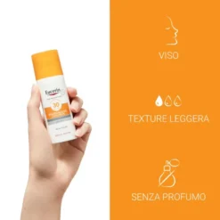 Eucerin Sun Protection Fluido Viso Antietà Spf30 50ml