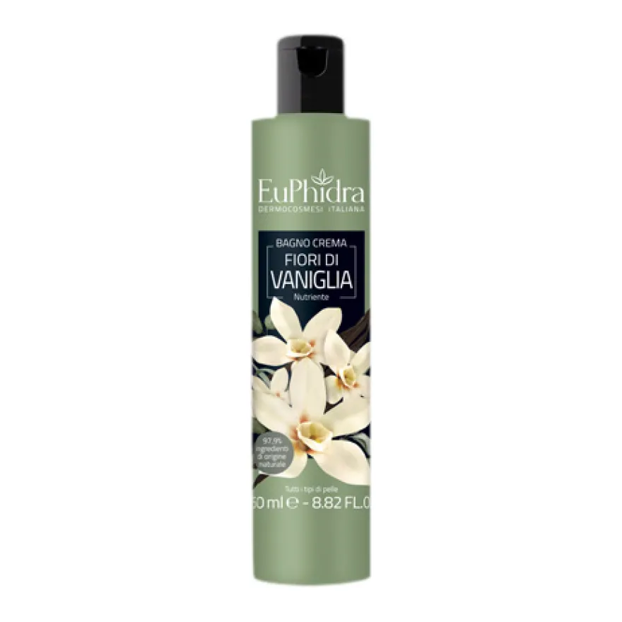 Euphidra Bagnocrema Nutriente Fiori Di Vaniglia 200ml Flacone