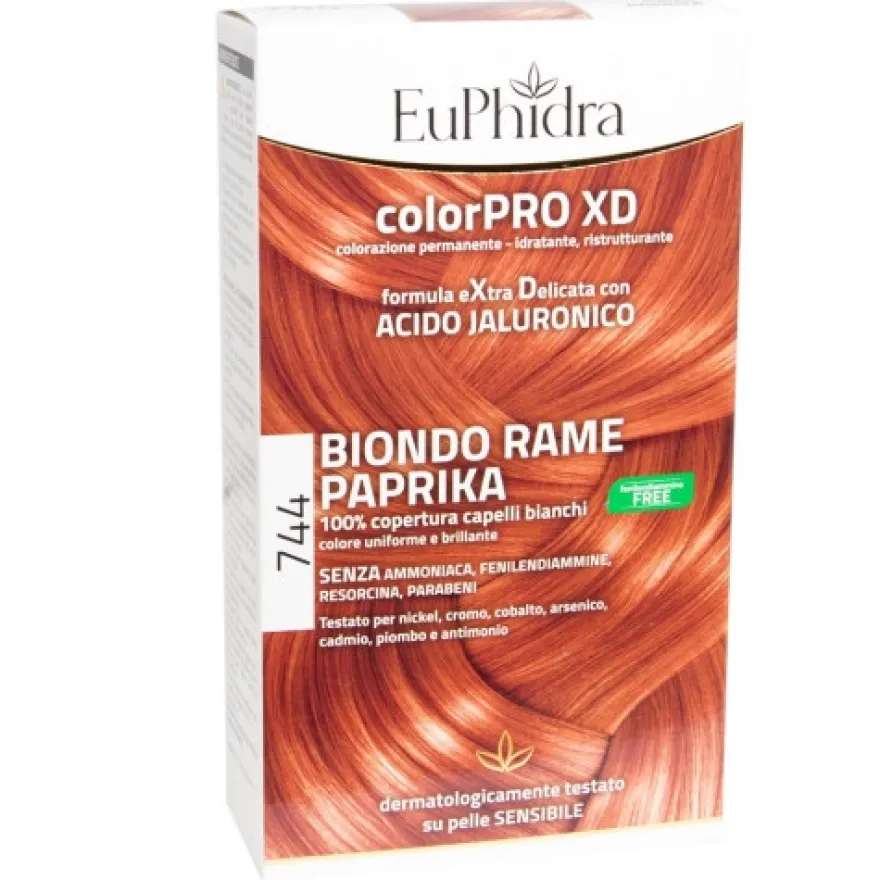 Euphidra Colorpro Xd Tinta Per Capelli Biondo Rame Paprika 744