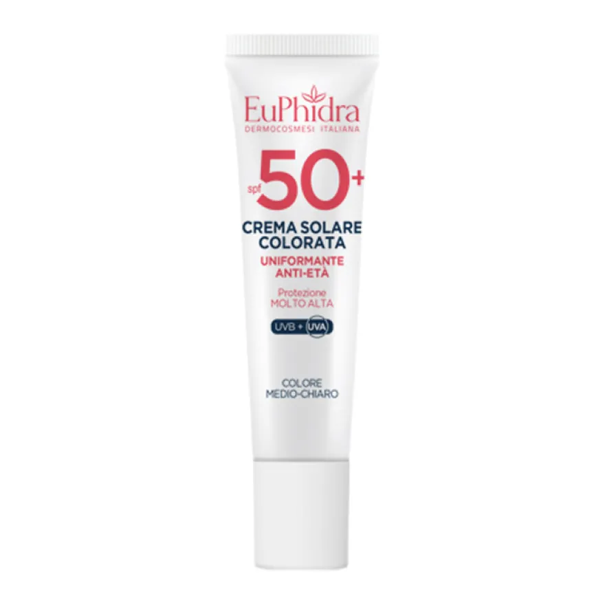 Euphidra Crema Colorata Viso Anti-età Spf50+ 30ml