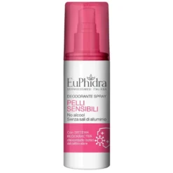 Euphidra Deodorante Spray Pelli Sensibili No Alcol E Sali Di Alluminio 100ml