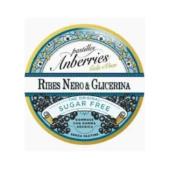 Eurospital Anberries Ribes Nero E Glicerina Caramelle Senza Zucchero Sollievo Gola 50g