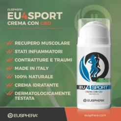 Eu4sport Crema Muscoli Workout Con Cbd 75ml