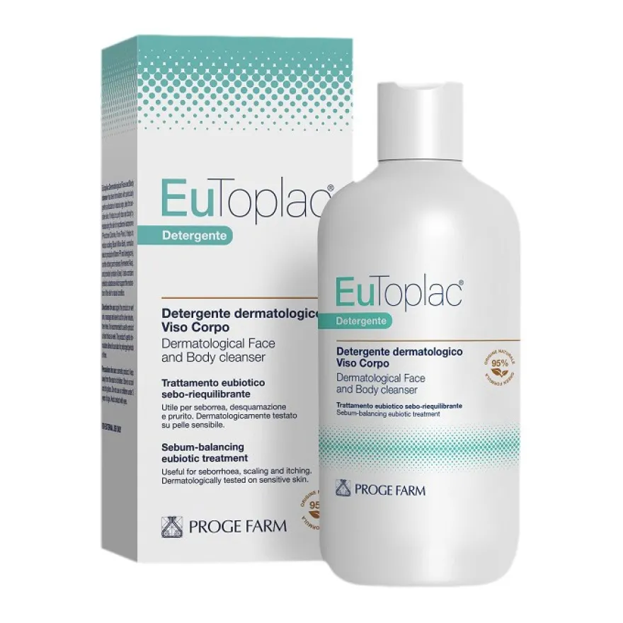 Eutoplac Detergente Dermatologico Viso Corpo 300ml