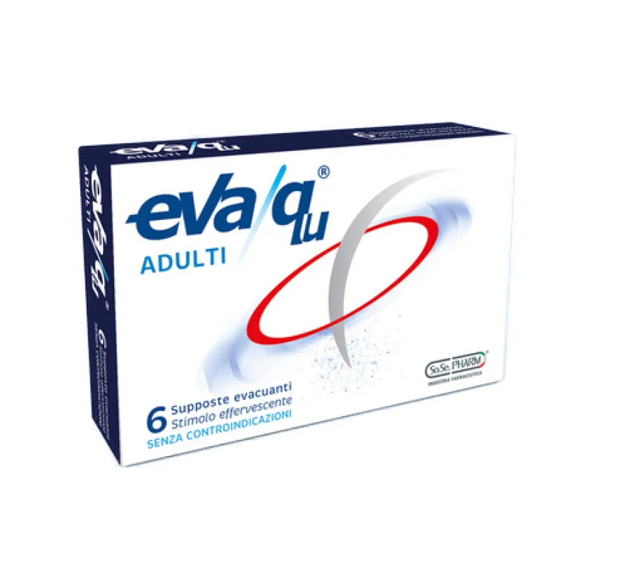 Eva Qu Supposta Effervescente Lassativo Azione Immediata 6 Pezzi