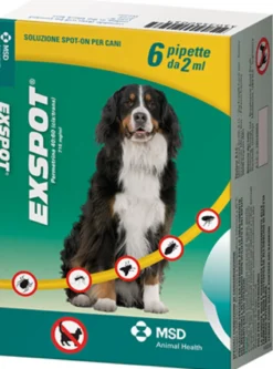 Exspot Spot-on Cani Soluzione 6 Pipette 2ml 715mg/ml