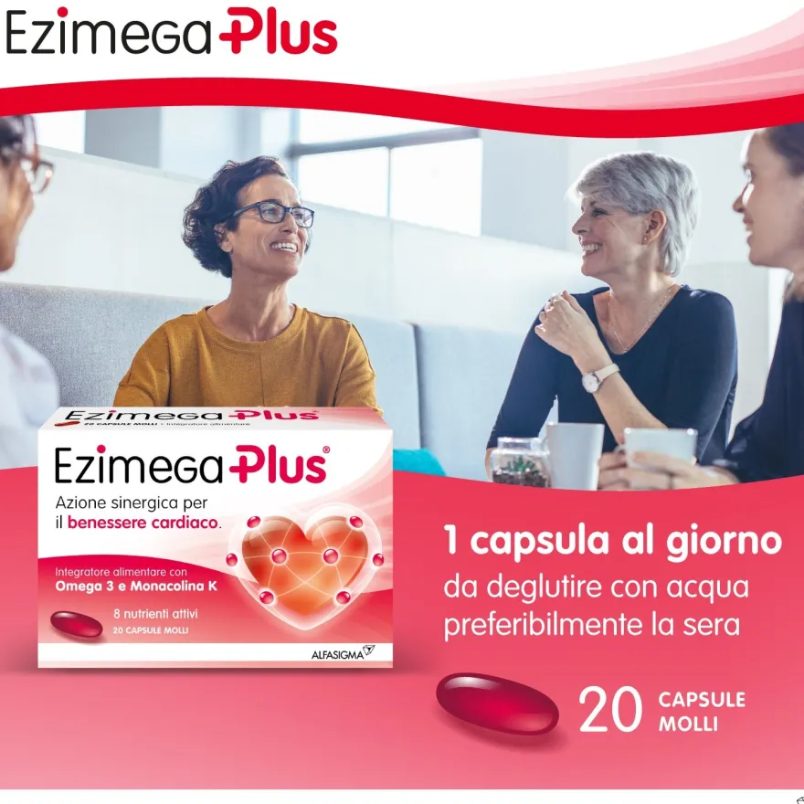 Ezimega Plus Benessere Cardiaco 20 Capsule