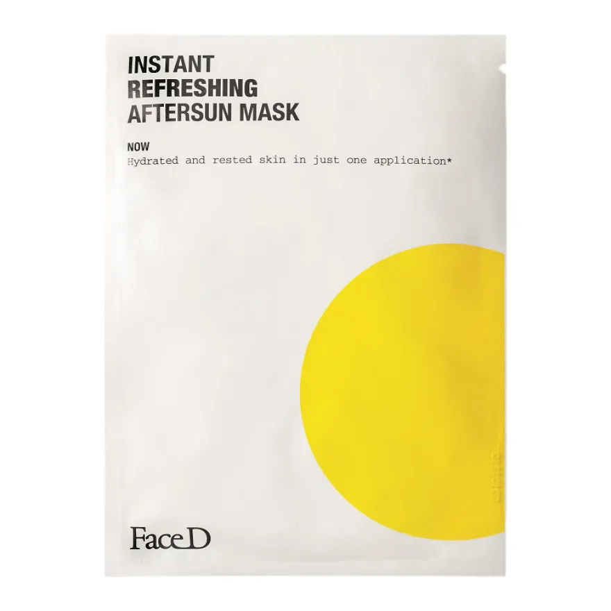 Face D Maschera Doposole Rinfrescante Trattamento Anti Età 1 Pezzo