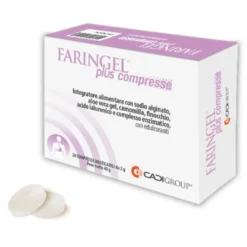 Faringel Plus Integratore Reflusso Gusto Menta 20 Compresse Masticabili