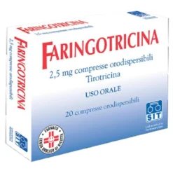 Faringotricina 2,5mg Influenza Raffreddore 20 Compresse