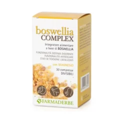 Farmaderbe Boswellia Complex Integratore Apparato Digerente E Funzionalità Articolare 30 Compresse