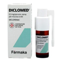 Farmaka Diclomed Spray Mucosa Orale 0,3mg/spruzzo 15ml