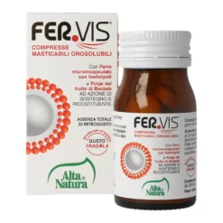 Fervis 20 Compresse Masticabili Orosolubili Ferro Vitamina C Fragola