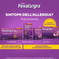 Fexactiv Collirio Antistaminico Trattamento Congiuntivite 10ml