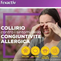 Fexactiv Collirio Antistaminico Trattamento Congiuntivite 10ml