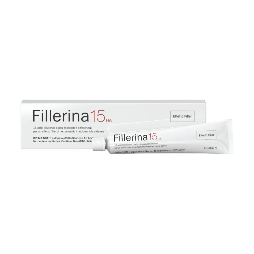Fillerina 15 Ha Base Night Cream Grado 4 Crema Notte Rimpolpante 50ml