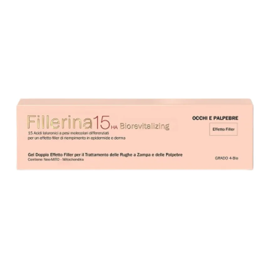 Fillerina 15ha Biorevitalizing Occhi E Palpebre Gel Bio Doppio Effetto Filler Volume Grado 4 15ml