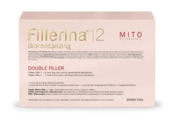 Fillerina 12 Mito Biorevitalizing Double Filler Grado 5 Bio Trattamento Intensivo Detergente + Gel + Velo Nutriente