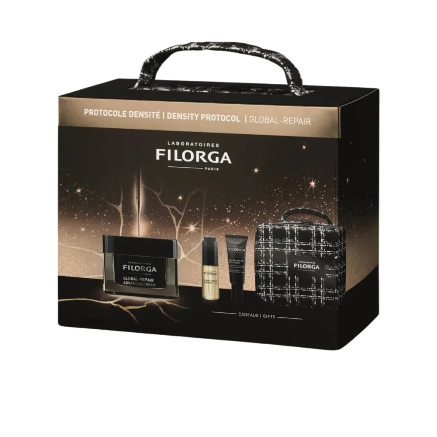 Filorga Cofanetto Global Repair Advanced Cream 50ml + Global Repair Advanced Elixir 5ml + Global Repair Eyes Lips 4ml