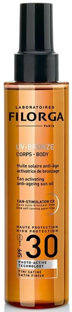 Filorga Uv-bronze Body Olio Solare Corpo Acceleratore Abbronzatura Spf30 150ml