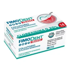 Fimodent Travel Collutorio Clorexidina 0,20% 14 Flaconcini Da 10ml