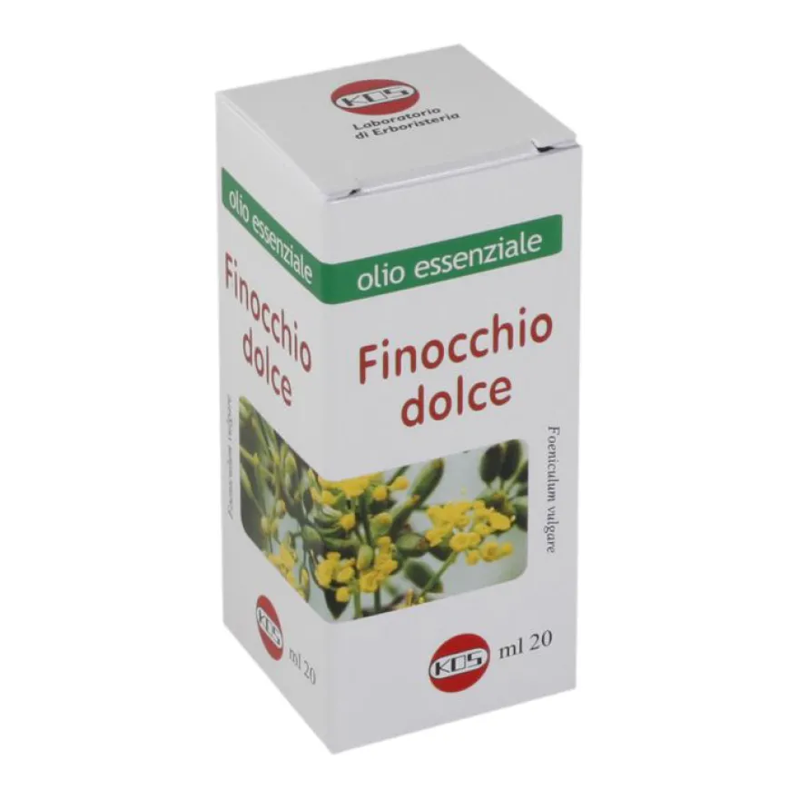 Finocchio Olio Essenziale Integratore Benessere Intestinale 20ml