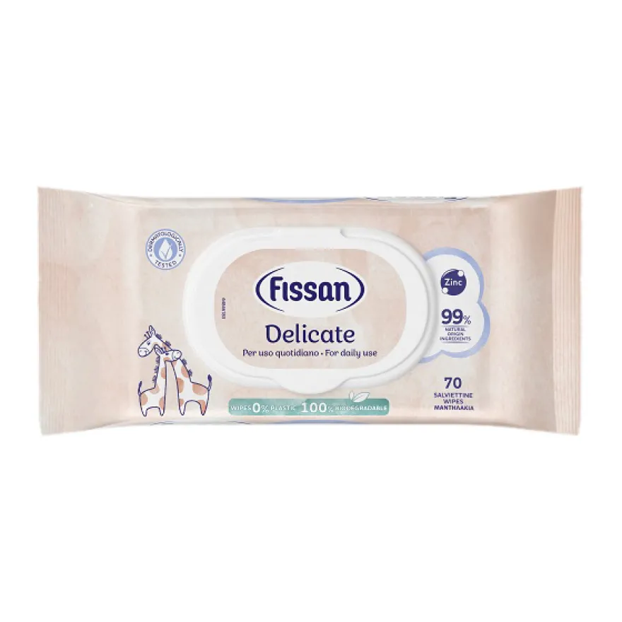 Fissan Salviette Delicate New 70 Pezzi