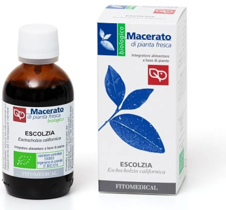 Fitomedical Escolzia Tintura Madre Bio Integratore Sonno 50ml