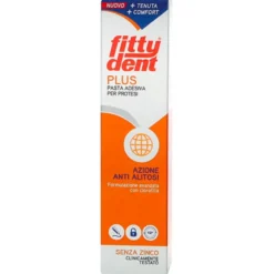 Fittydent Plus Pasta Adesiva Per Protesi Dentaria 40g