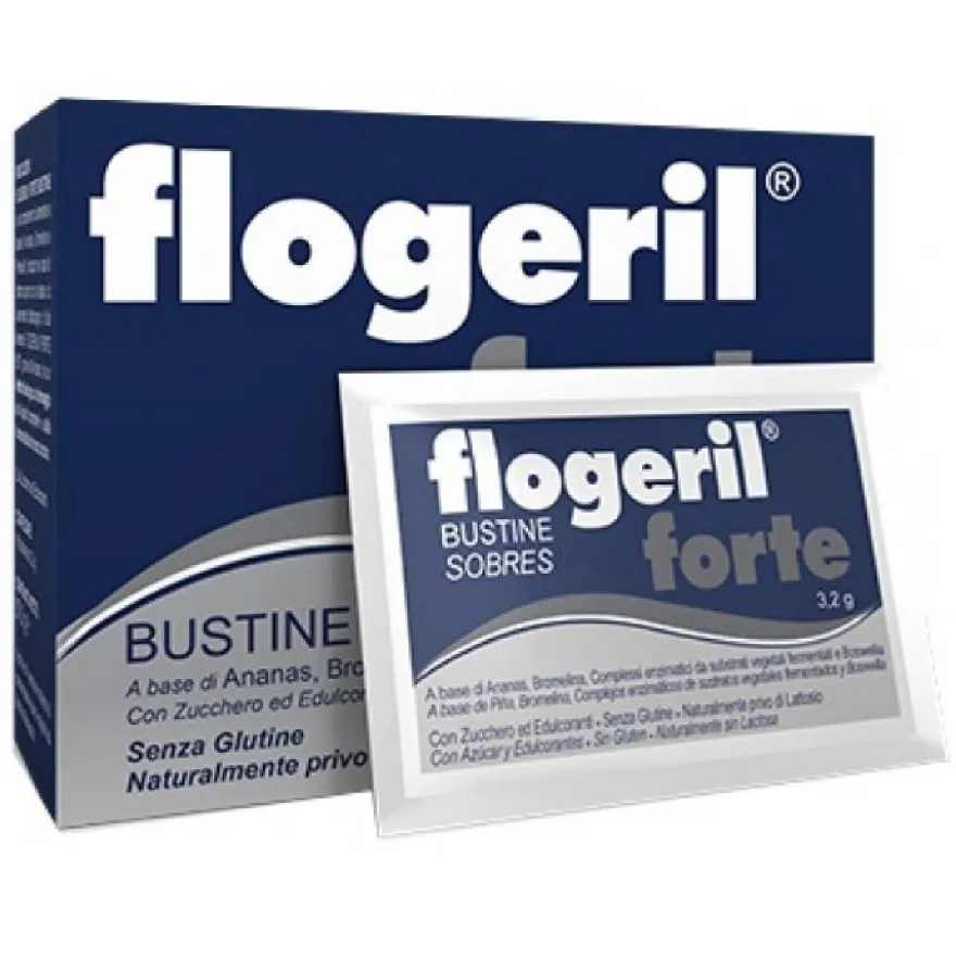 Flogeril Forte Integratore Di Bromelina 20 Bustine