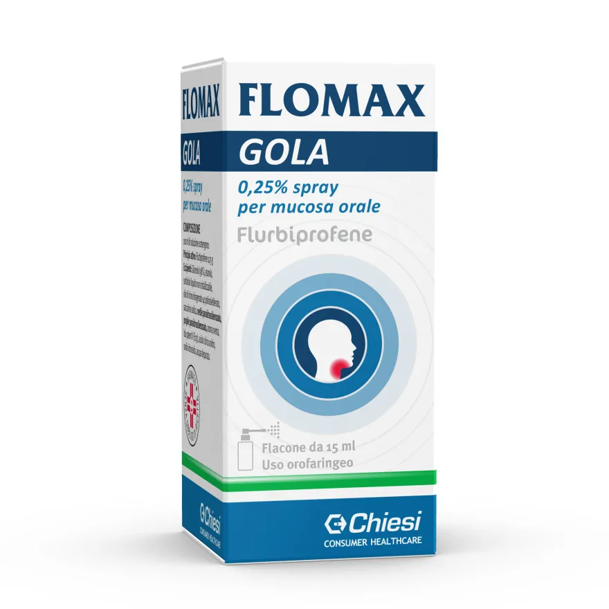Flomax Gola 0,25% Spray Mucosa Orale Flurbiprofene 15ml