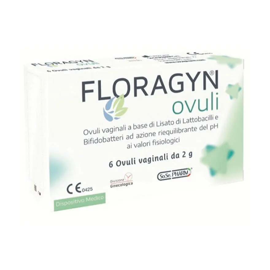 Floragyn Ovuli Vaginali A Base Di Lattobacilli Lisati 6 Pezzi