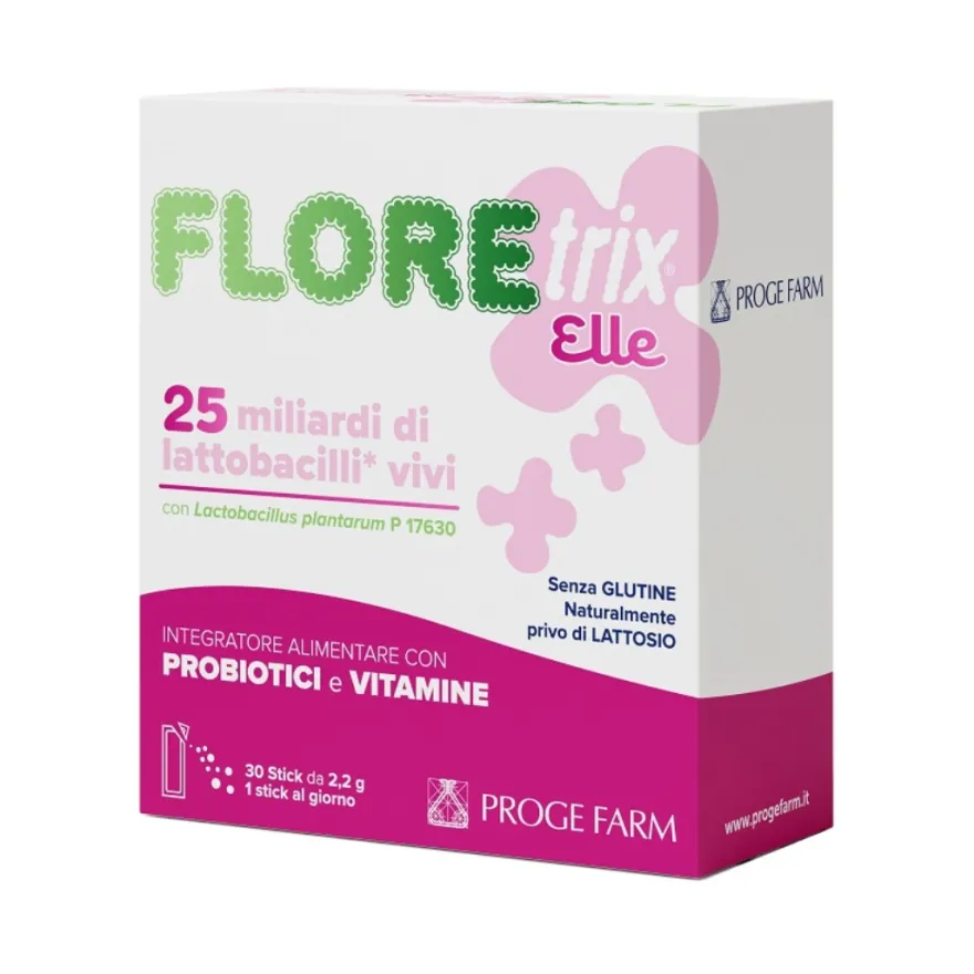 Floretrix Elle Integratore Di Probiotici E Vitamine 30 Stick