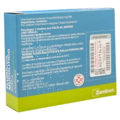 Fluimucil Mucolitico 600mg 10 Bustine