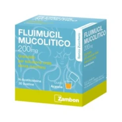 Fluimucil Mucolitico 200mg Granulato Per Soluzione Orale Senza Zucchero 30 Bustine
