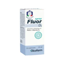Fluor D3 Spray Integratore Fluoro E Vitamina D3 Salute Ossa 10ml