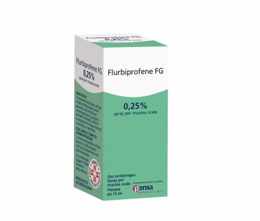 Flurbiprofene 0,25% Spray Mucosa Orale 15ml