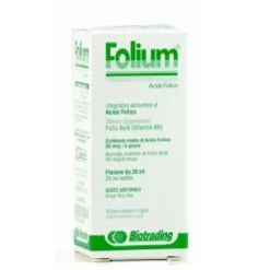 Folium Gocce Integratore Di Acido Folico Per Neonati 20ml