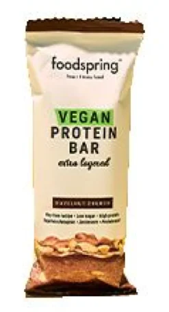 Foodspring Barretta Proteica Vegana Multistrato Nocciola Croccante 45g