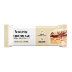 Foodspring Barretta Proteica Extra Cioccolato Gusto Cioccolato Bianco E Mandorla 45g