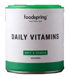 Foodspring Daily Vitamins Integratore Multivitaminico 100 Capsule