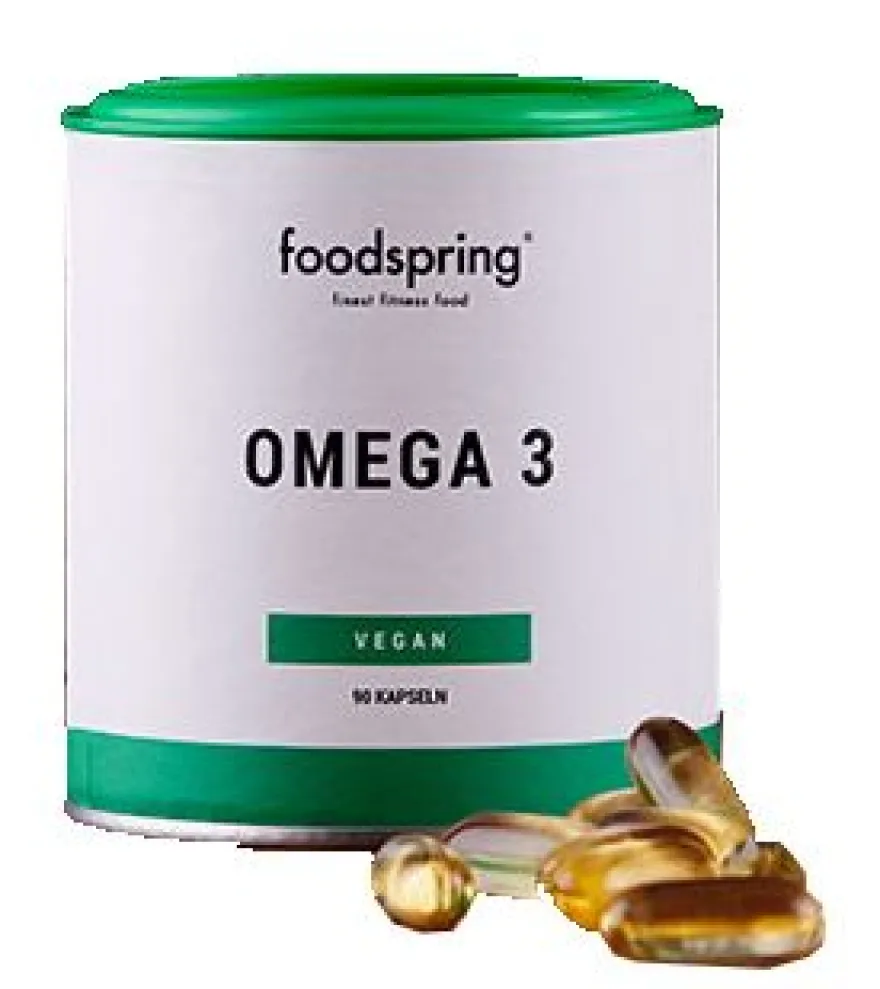 Foodspring Omega 3 Integratore Funzione Celebrale 90 Capsule
