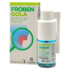 Froben Gola 0.25% Spray Trattamento Mucosa Orale 15ml