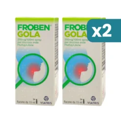 Froben Gola spray trattamento mal di gola bipacco 2x15ml